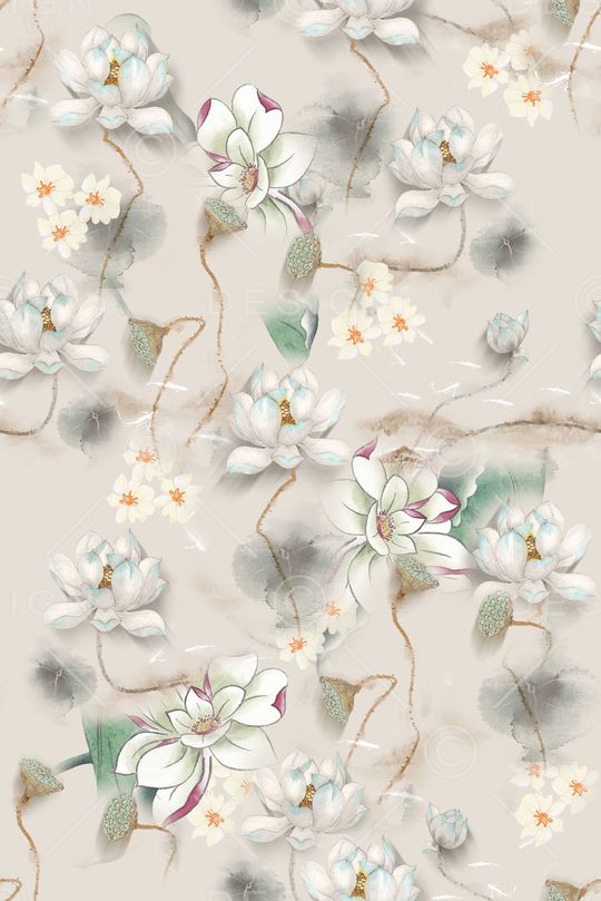 中国风印花华亿平台图片