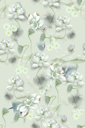 小清新印花华亿平台图片