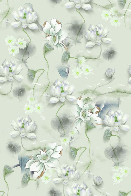 小清新印花华亿平台图片