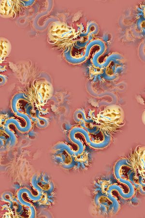 中国风印花华亿平台图片