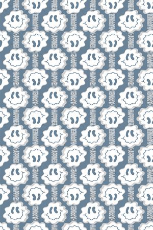 笑脸印花华亿平台图片