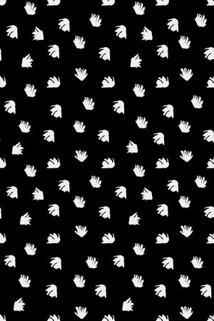 黑白印花华亿平台图片