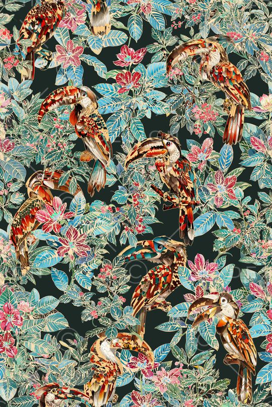 热带华亿平台印花华亿平台图片