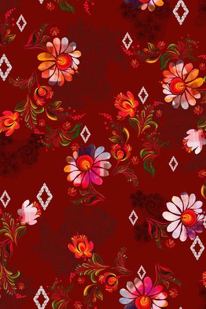 民族风印花华亿平台图片