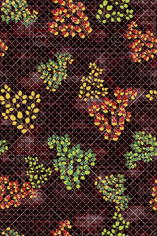 植物印花华亿平台图片