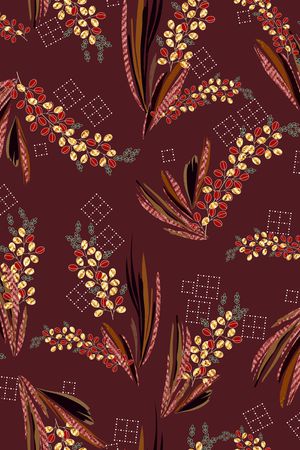 植物印花华亿平台图片