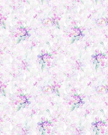 水彩花卉印花华亿平台图片