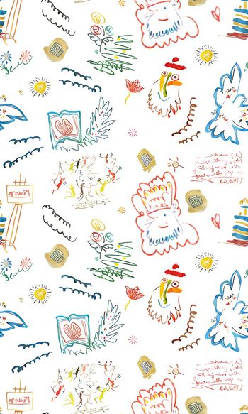 涂鸦印花华亿平台图片