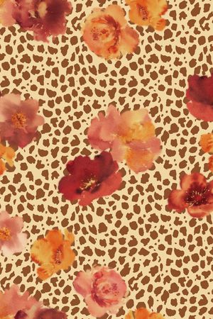 豹纹印花华亿平台图片