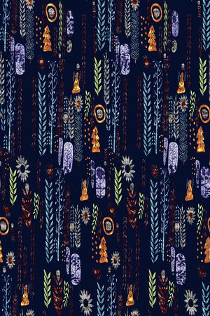 植物印花华亿平台图片