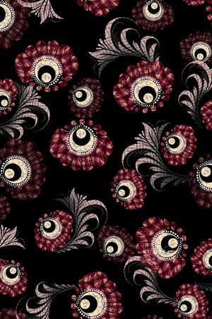 民族风印花华亿平台图片