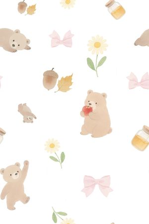 卡通动物印花华亿平台图片