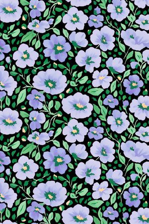 满版散花印花华亿平台图片