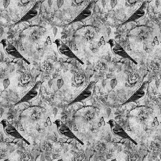 花鸟印花华亿平台图片