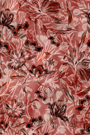 真丝印花华亿平台图片