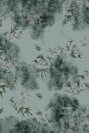 竹子印花华亿平台图片