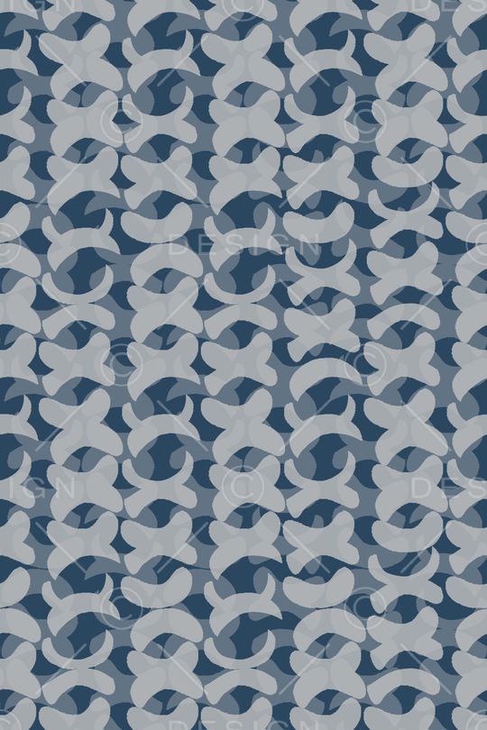 蓝色印花华亿平台图片