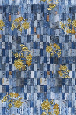 格子印花华亿平台图片