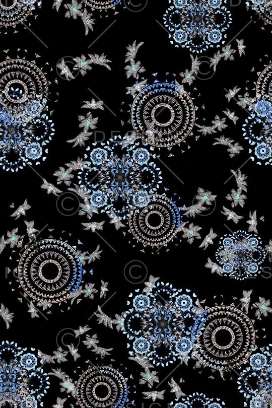 民族风印花华亿平台图片