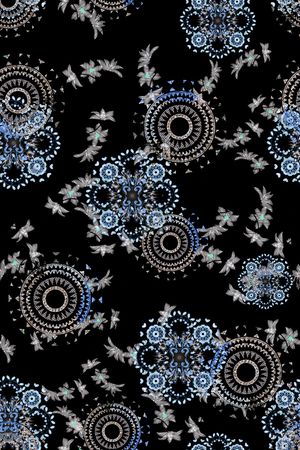 民族风印花华亿平台图片