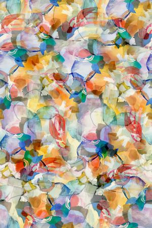 水彩印花华亿平台图片