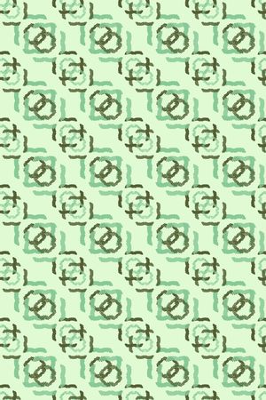 绿色印花华亿平台图片