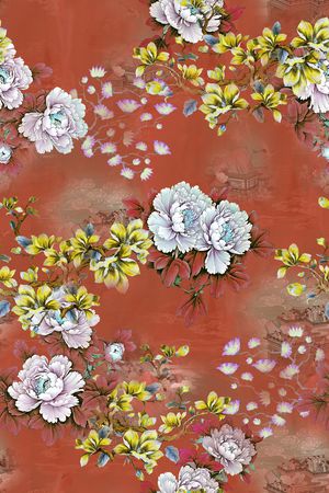 中国风印花华亿平台图片