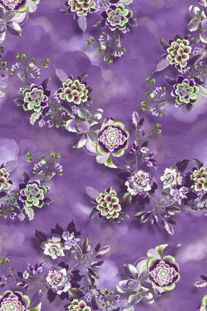 中国风印花华亿平台图片