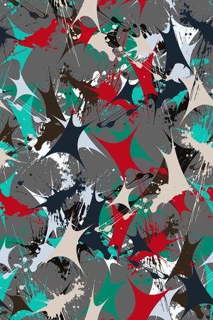 抽象印花华亿平台图片