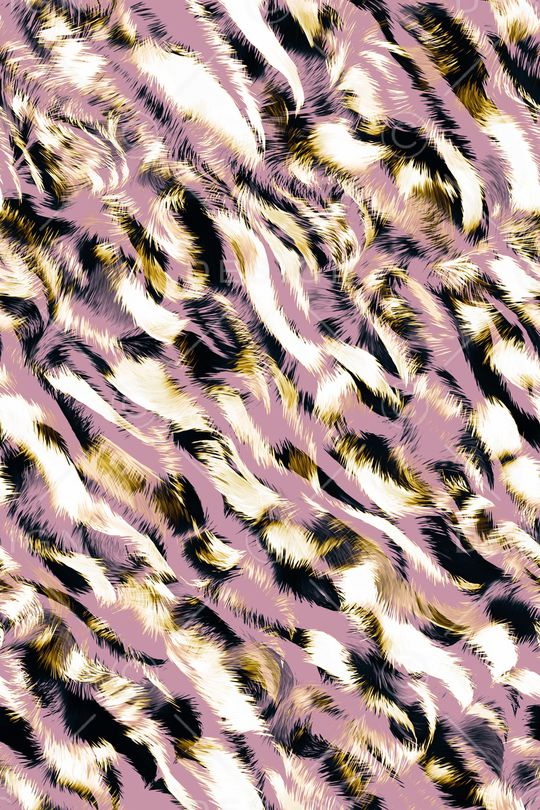 豹纹印花华亿平台图片