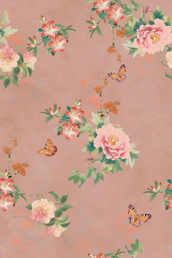 蝴蝶印花华亿平台图片