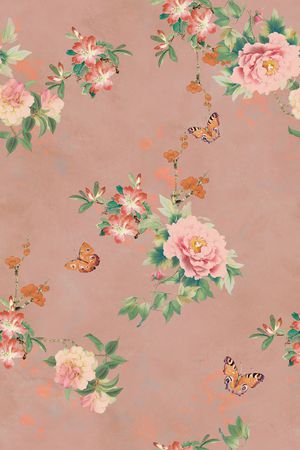 蝴蝶印花华亿平台图片