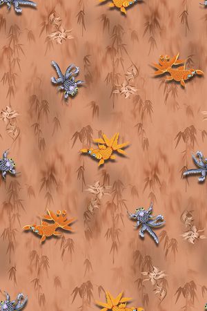 中国风印花华亿平台图片