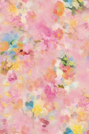 抽象花卉印花华亿平台图片