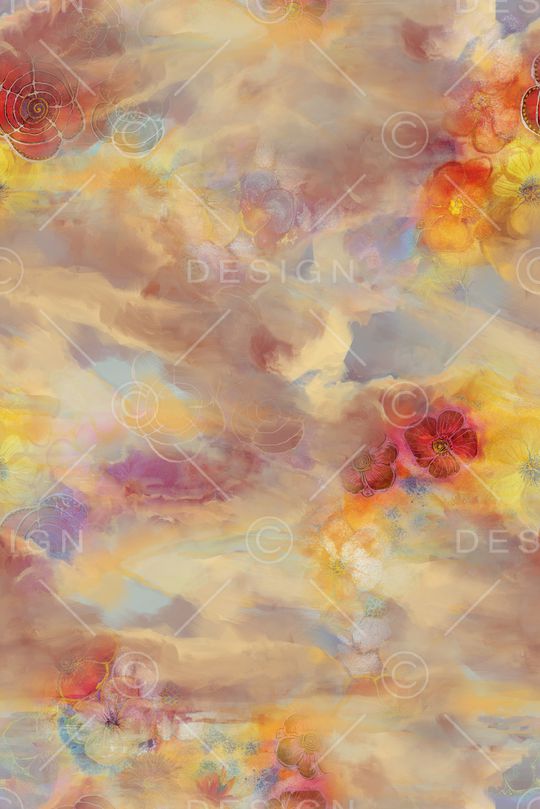 水彩印花华亿平台图片