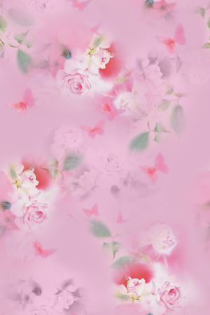 蝴蝶印花华亿平台图片