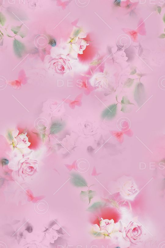 蝴蝶印花华亿平台图片