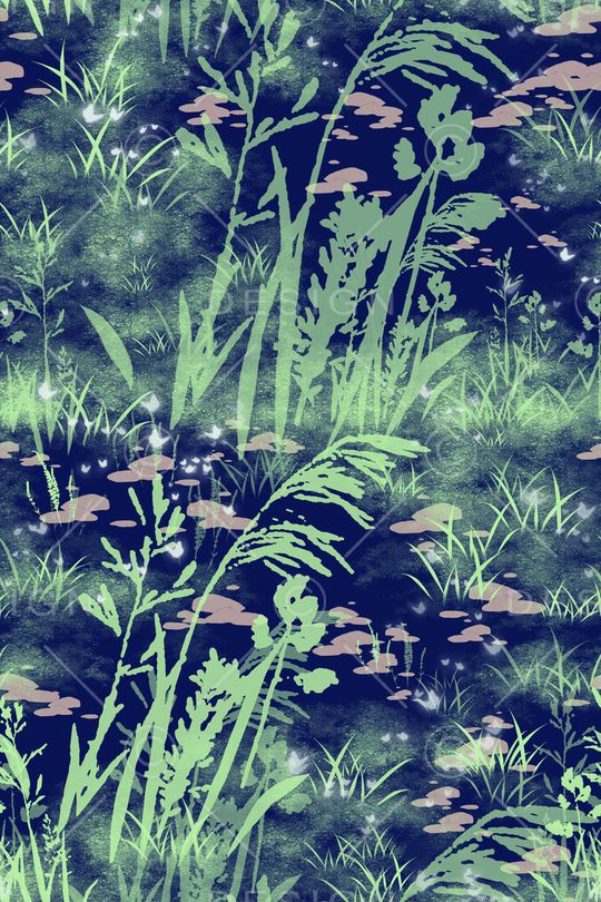 植物印花华亿平台图片