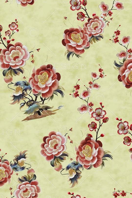 刺绣印花华亿平台图片