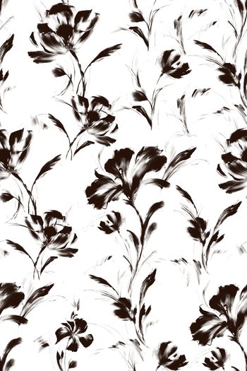 水墨风印花华亿平台图片