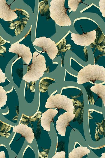 绿植树叶印花华亿平台图片