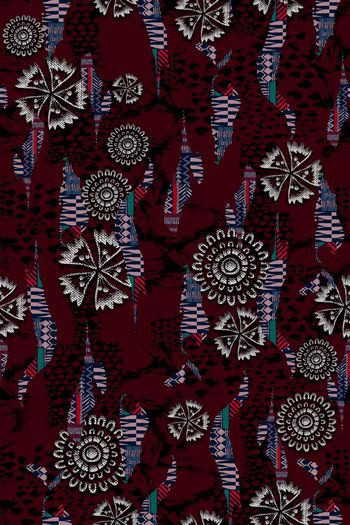 民族风印花华亿平台图片