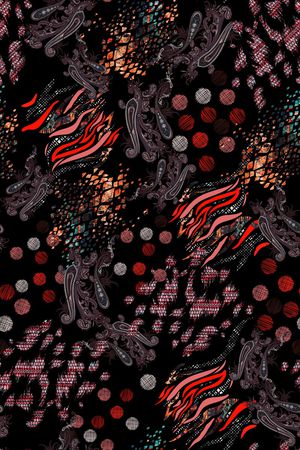 民族风印花华亿平台图片