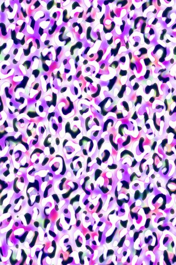 豹纹印花华亿平台图片