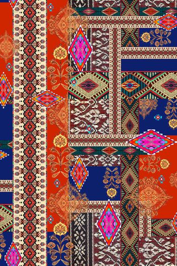 民族风印花华亿平台图片