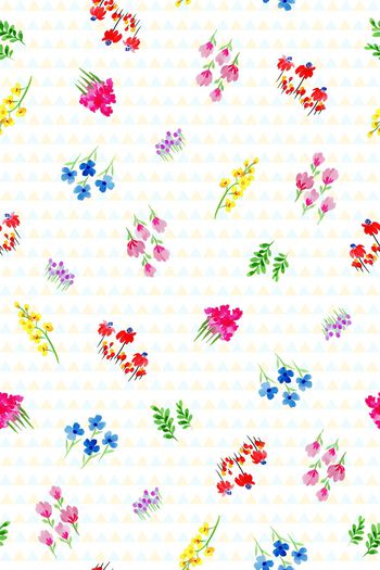 小清新印花华亿平台图片