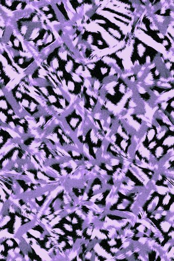 豹纹印花华亿平台图片