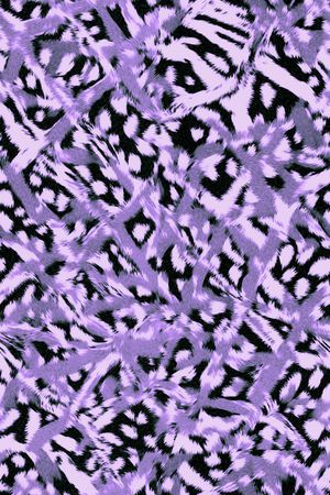 豹纹印花华亿平台图片