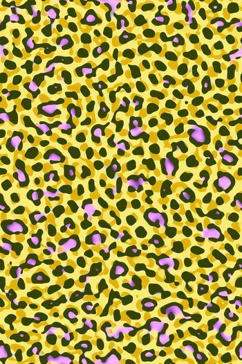 豹纹印花华亿平台图片