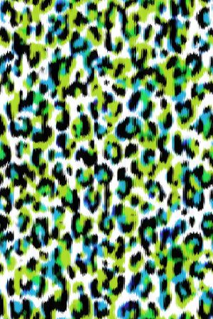 豹纹印花华亿平台图片